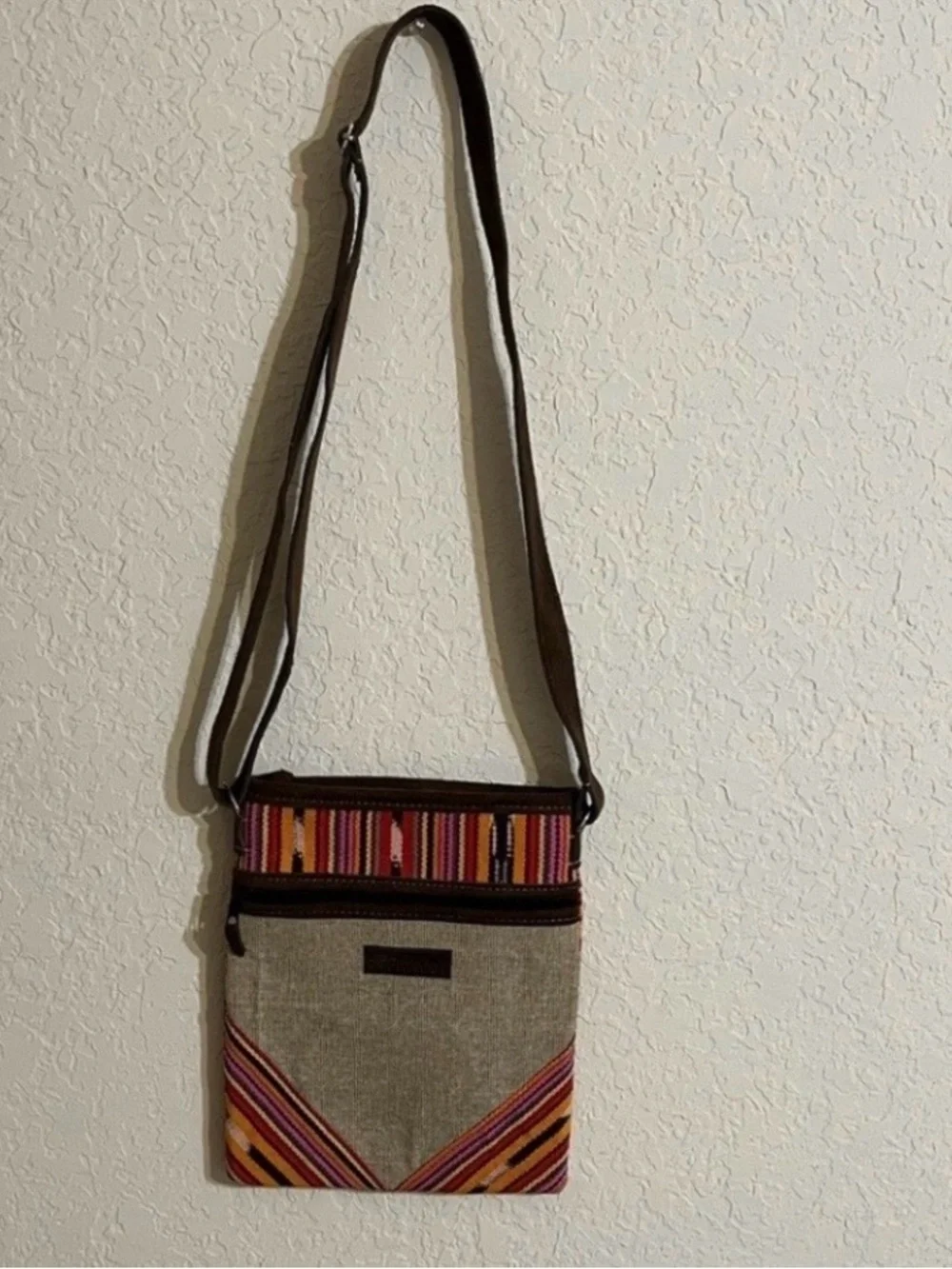 Guatemala Southwestern Crossbody Bag Colorful Woven Textured Boho Purse